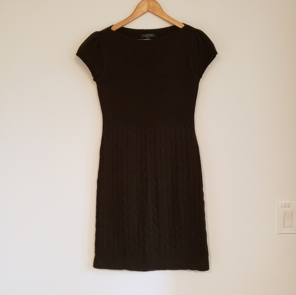 Banana Republic Brown Sweater Dress. Size M